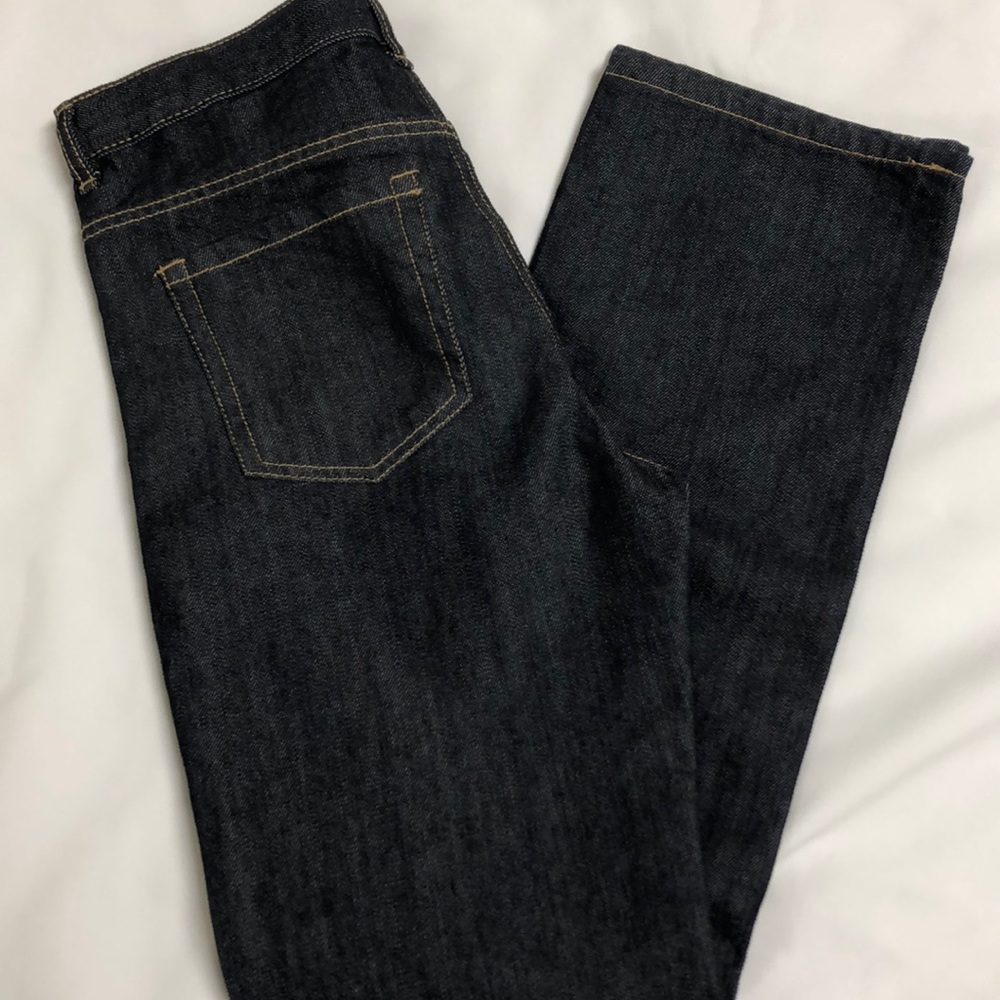 Old Navy straight leg dark blue jeans Sz 18 reg